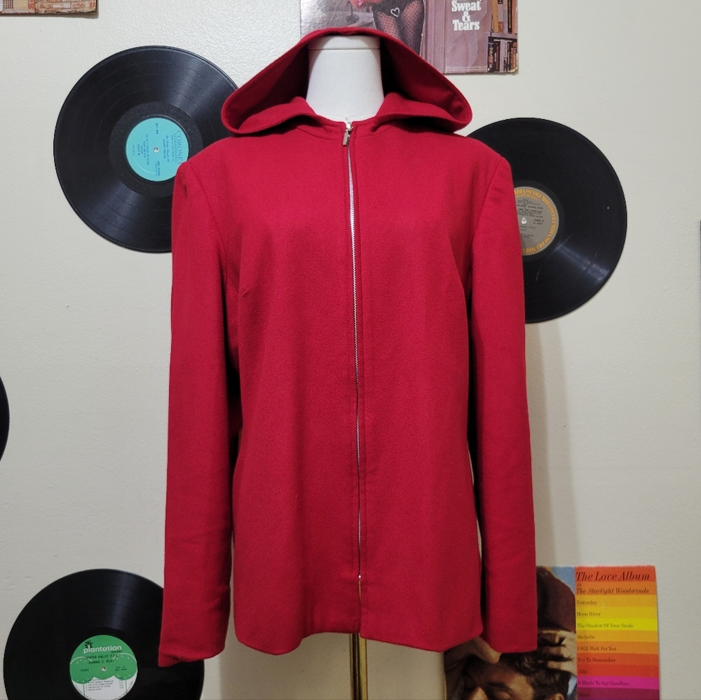 Requirements | Pure Wool Hooded Zip-Up Jacket